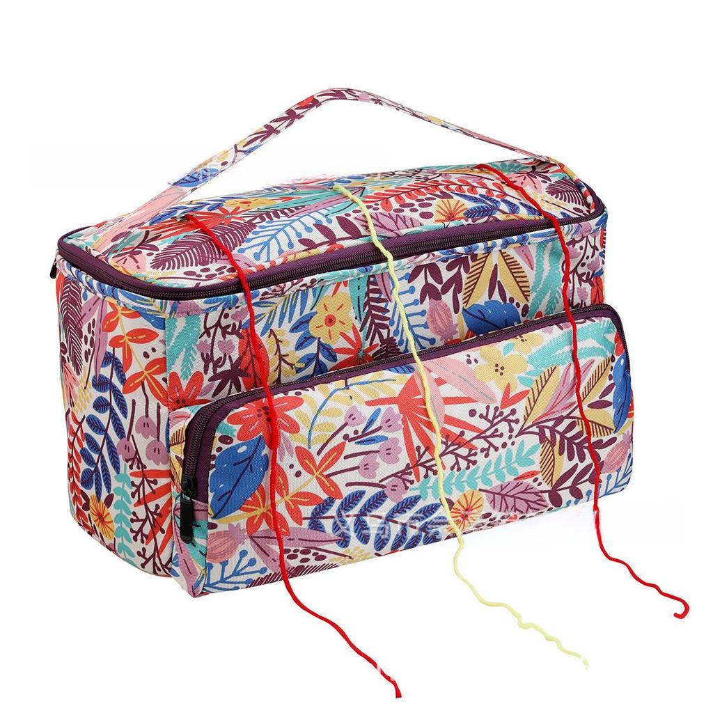 Cross-Border Crochet Tool Kit: Square Wool Storage & Needle Bag