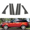 Для Range Rover Sport L494 2014-2021 2022 карбоновый автомобильный столб, стойка двери, окна, колонка, отделка BC, наклейка, декоративная крышка
