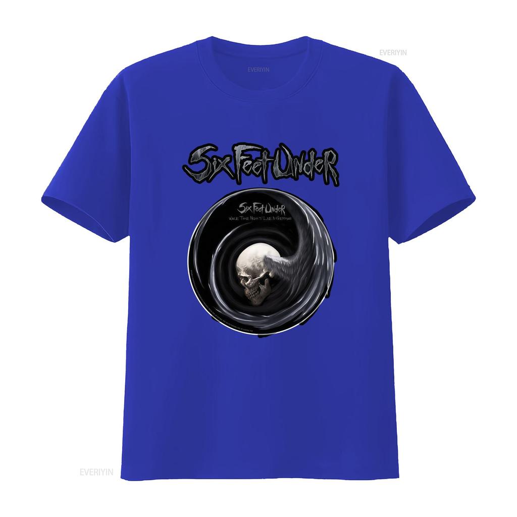 Six Feet Under 4 T Shirt Girocollo Casual Tessuto Leggermente Elasticizzato Vestibilit Regolare Design Stampato Vintage