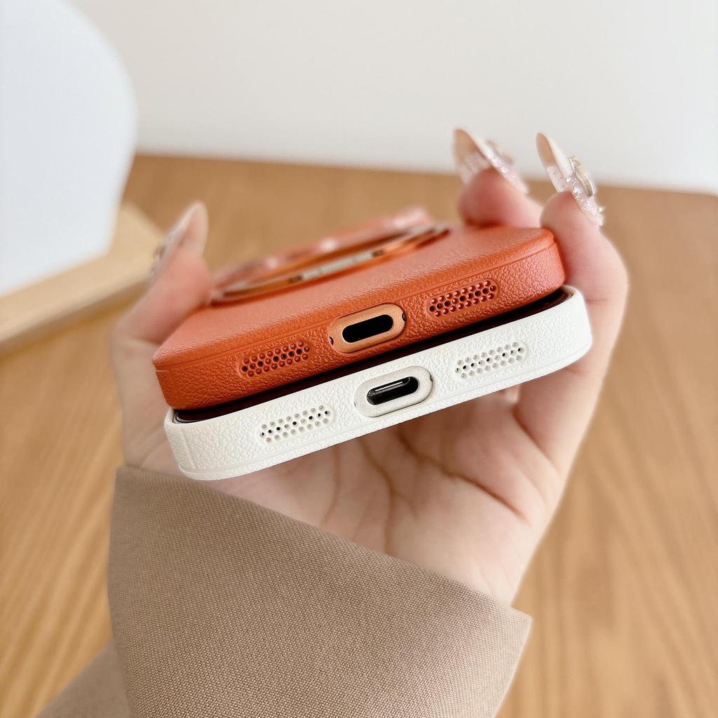 Магнитный вращающийся чехол для iPhone 17 Pro Max с защитой кристального объектива Apple 16 для iPhone 15/14/13