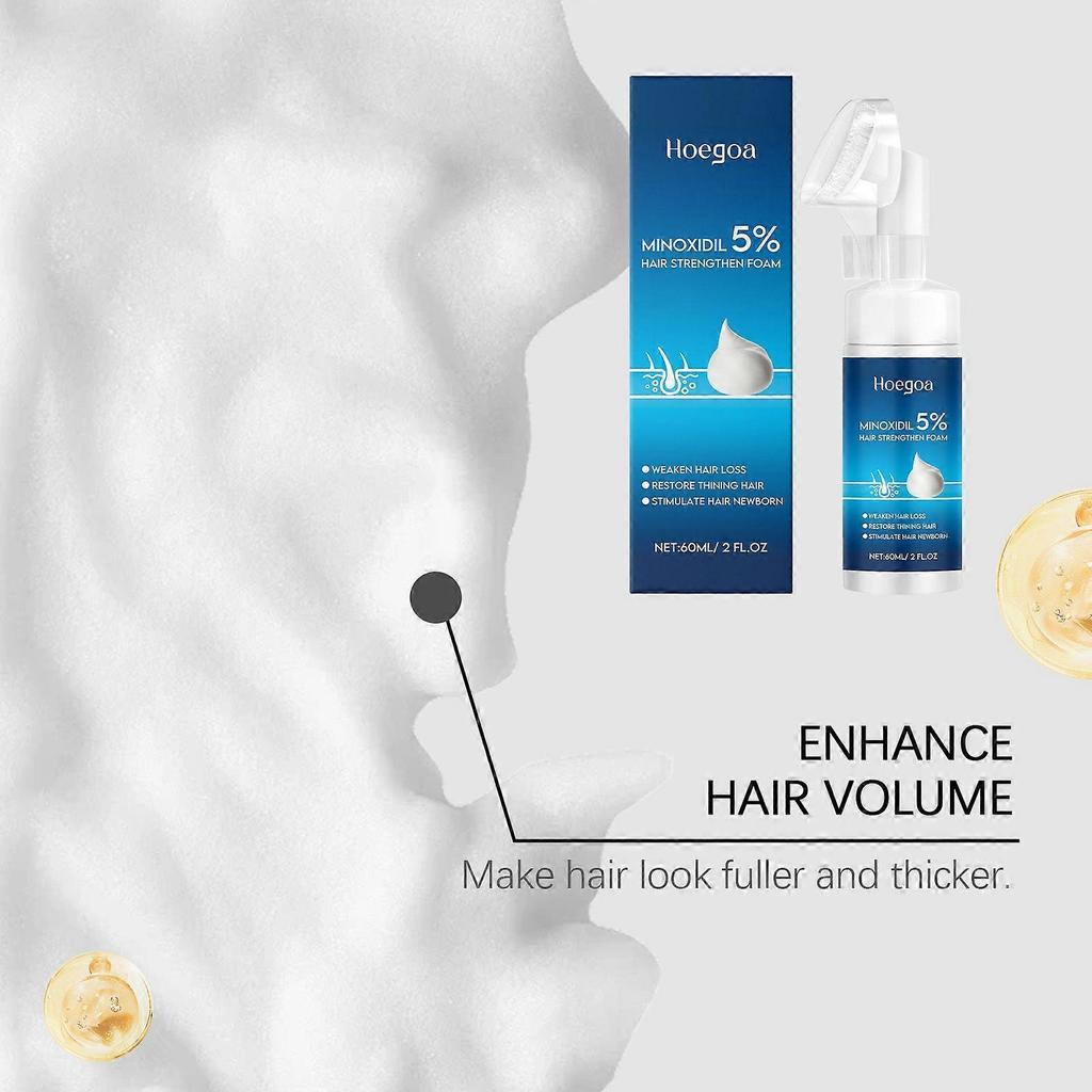 Nourishing Hair Foam Mousse for Smooth Scalp & Moisturized Hair - 60ml less