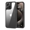 Luxury Transparent Shockproof Bumper Armor Case for iPhone 16 15 14 Plus 13 12 11 Pro Max X XS 7 8 Rugged Frame Hard Back Cover
