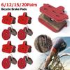 6-20 пар тормозных колодок для горного велосипеда, смоляные велосипедные тормозные колодки, гидравлические колодки дискового тормоза для запчастей для горных велосипедов, велосипедные аксессуары