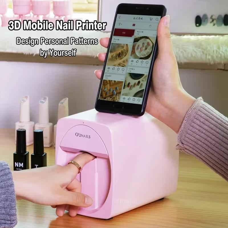 Умный принтер для ногтей 3D портативный мобильный WIFI принтер для дизайна ногтей для домашнего маникюрного салона