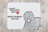 Black Russian Terrier, Chornyi Terrier - mouse pad with print, personalized dog-themed mouse pad, unique gadget for an office worker by Art-Dog brand