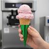 100PCS Aluminum Foil Paper Disposable Ice Cream Holder Ice Cream Cone Cover  Fast-food Restaurant