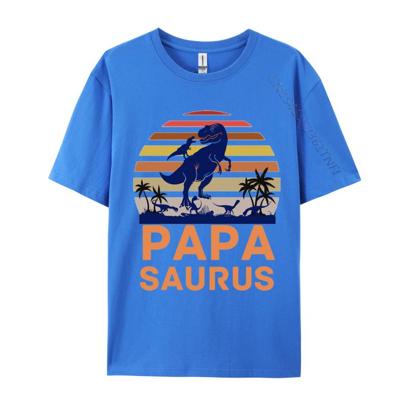 Papasaurus T Rex Dinosaur Papa Tshirt Printed On Family T Shirt Tops Tees For Unisex TeeShirt Vintage T Shirt