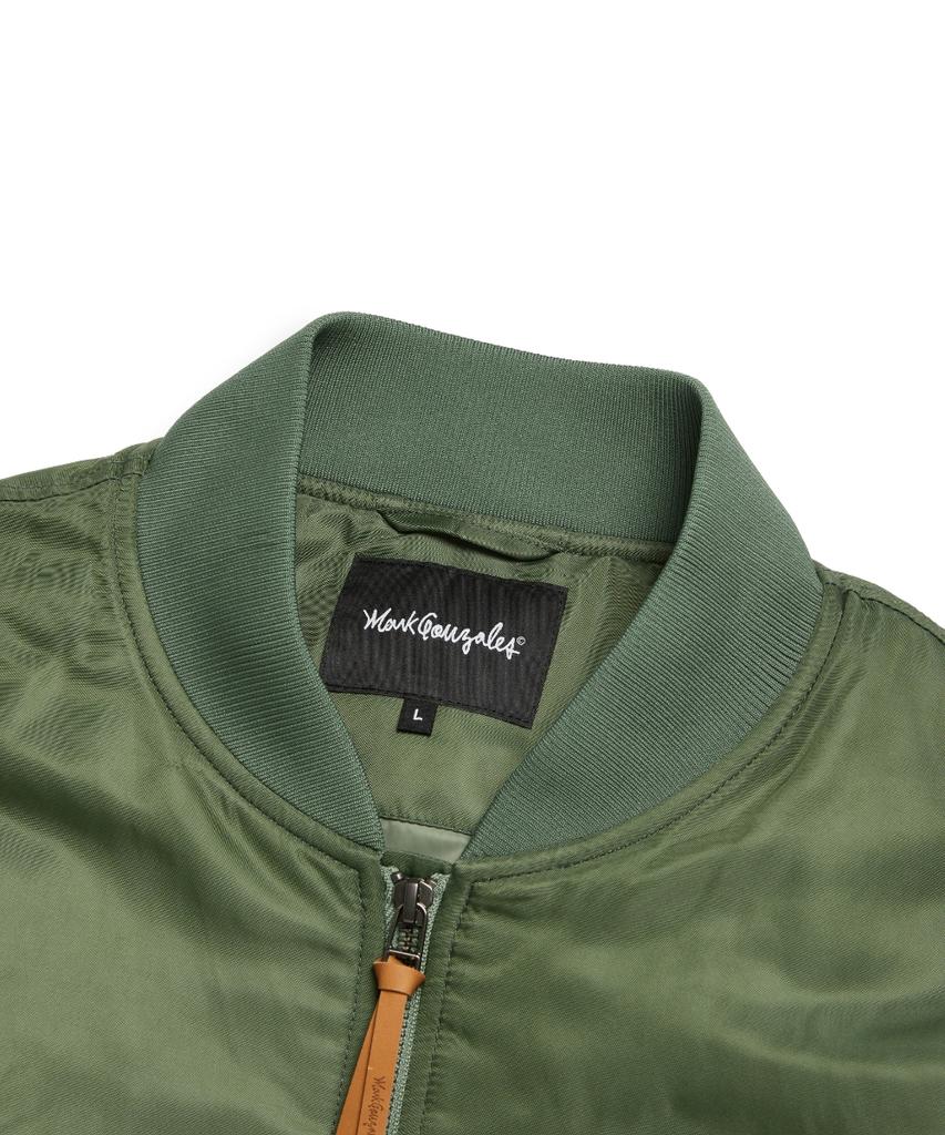 Mark Gonzales Heart Collection Ma-1 Padded Jacket - Olive Green