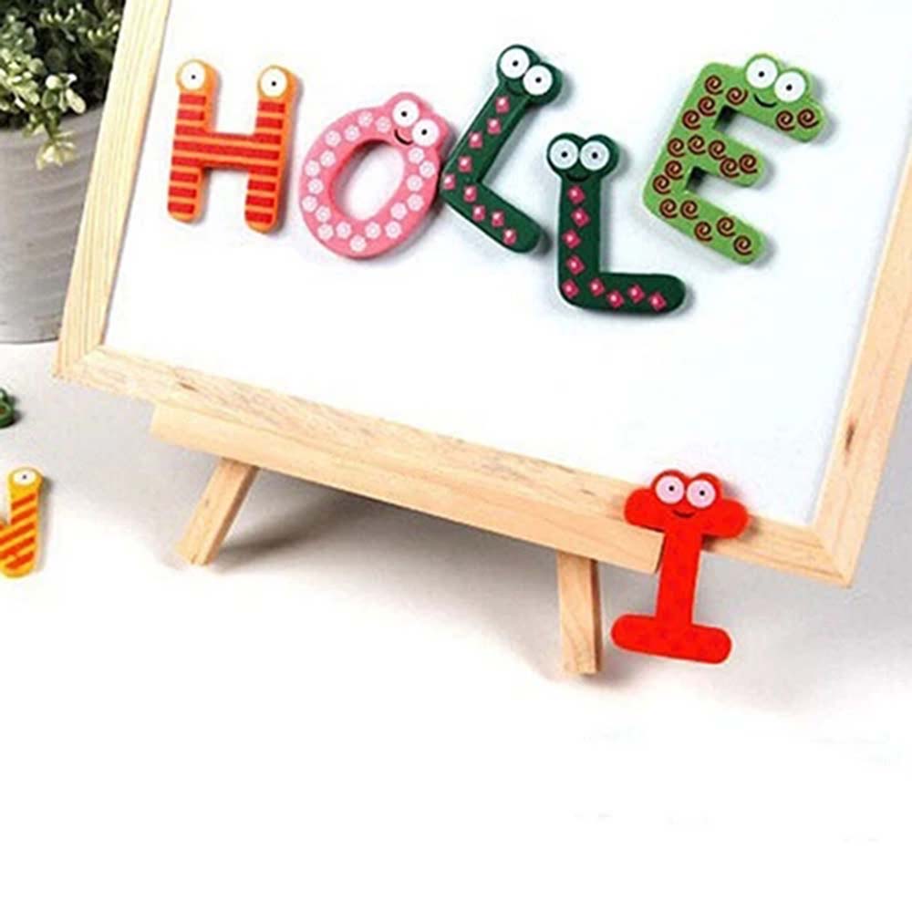 Детский обучающий инструмент Буквенная когнитивная доска Магнитные буквы Холодильник Магнитные наклейки 26 Алфавита