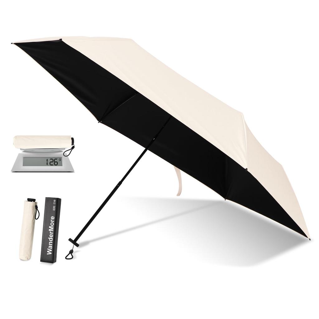 Sun Folding UV Complete Light Heat Rain and Shine Rain 6 Water Folding UV Rainy Season Water Heat Stroke 50cm Umbrella, Umbrella, Protection, 100%,