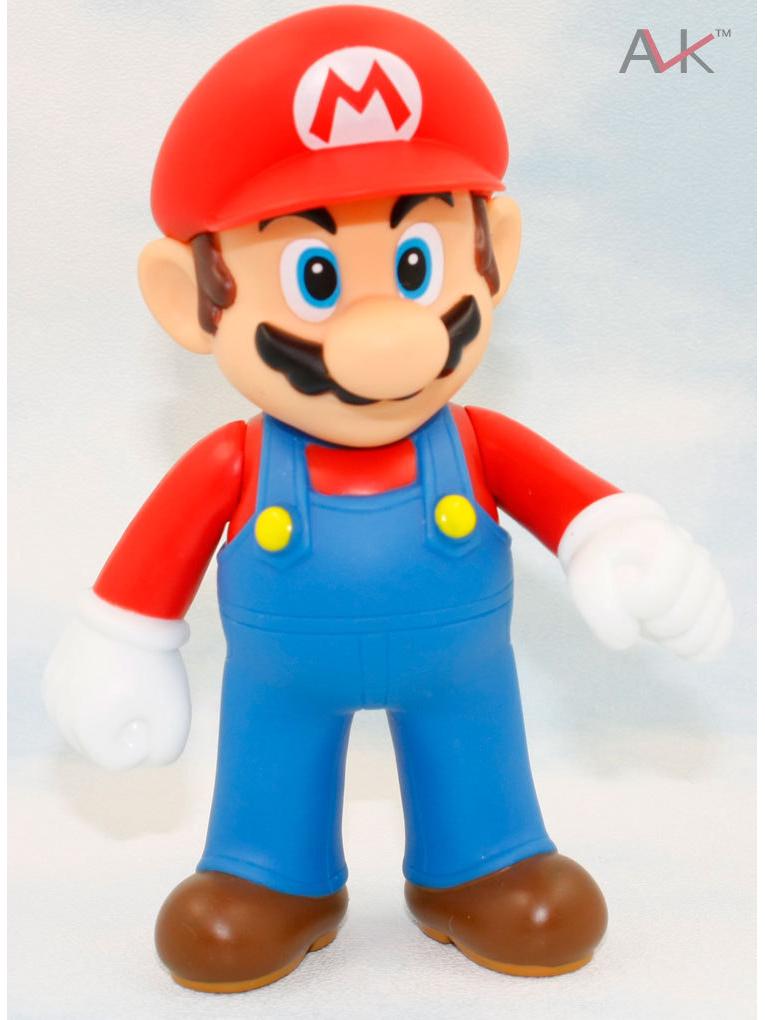 12cm Mario & Luigi Plastic Action Figures - Ornament Dolls