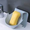 Soap Dish Wall Mounted Water Draining Quick Dry Water-free Soap Sponge Holder for Home