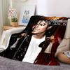 1pc Michael Jackson Performance Flannel Blanket,Ultra Soft Warm Plush Throw for Home Bedroom Bed Sofa Cover Camping Picnic gift Y72411