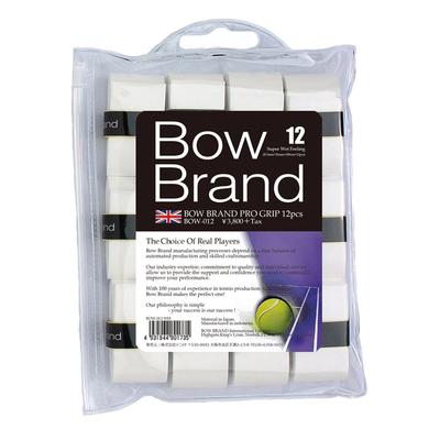 BOWBRAND Овергрип 12 Влажная лента, Рулоны, Тип, Белый, BOW012-WH