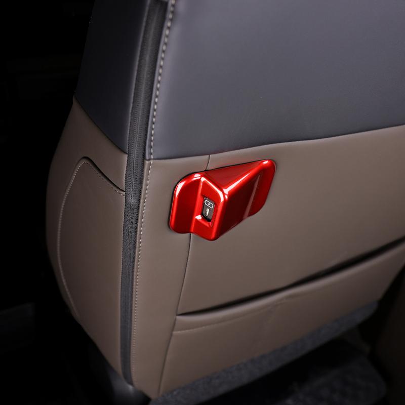 For KIA PV5 2025-2026 LHD Car Seat USB Charging Port Socket Frame Cover Decorative Protector Interior Styling Accessories