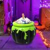 Horror Halloween Inflatable Ice Bucket PVC Chilled Beverage Witch Stirring Candy Bucket Haunted House Bar Halloween Party Decor