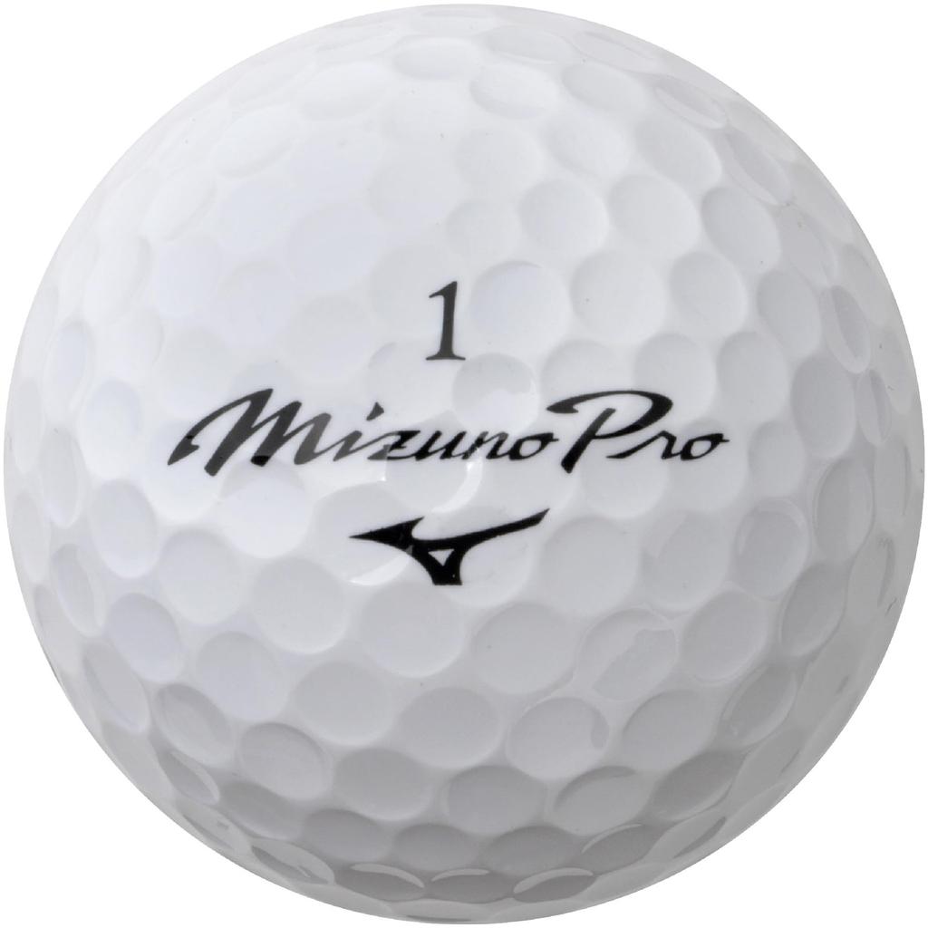 MIZUNO Pro S White Golf 1 Dozen 5NJBT835 Balls, (12 Balls),