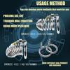 SEXBAY Latest Custom Metal Chastity Cage Stainless Steel/zinc Alloy for Penis Cage Male Chastity Lock Sex Toy Removable