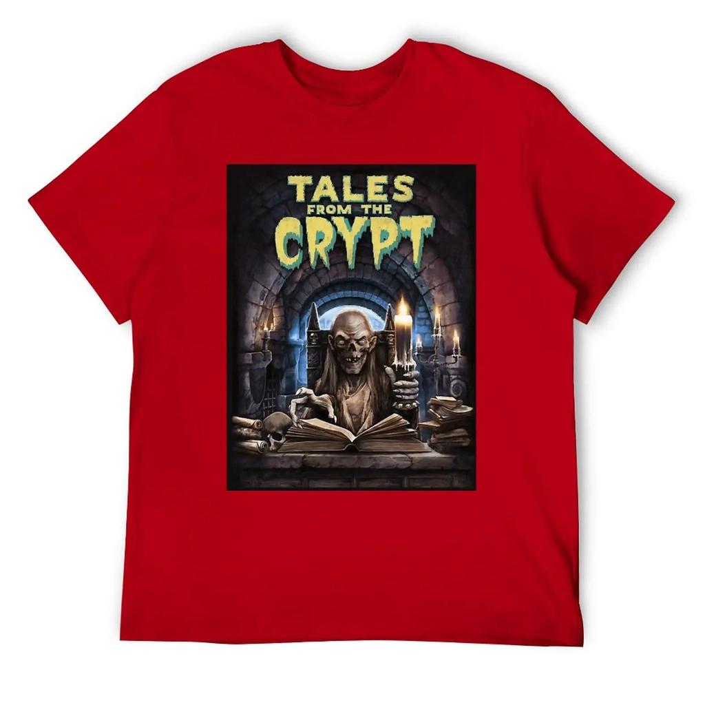Футболка Tales From The Crypt Skull Fresh Спортивные футболки Hipster Humor Graphic Aactivity Competition Eur Size
