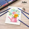 Shachihata Artline LIBERIO Colored Set with Pencil Pencils, 60-Color Sharpener, KCPL-60C/H