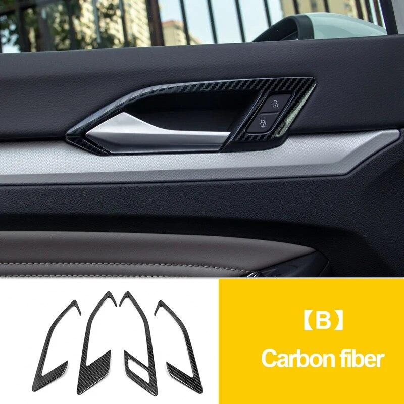 Для Volkawagen VW Golf 8 MK8 2022 Нержавеющая сталь автомобиля внутренняя дверная ручка чаша крышка отделка рамка наклейки аксессуары