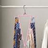 2Pcs 12 Hooks Metal V Shaped Hanger Rotatable Laundry Hanger Hat Storage Rack  Scarf Hanging