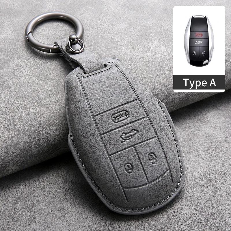 Car Styling Remote Key Case Cover Shell Protection Auto Keychain Bag Accessories For Bentley Bentayga 2017-2021 2AHMV-YK1