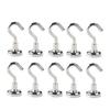 MAGHUNT [10-Pack] Strong Magnetic Hooks, 16mm Diameter, 6kg Vertical Load Capacity, for Kitchen Storage, Office, Kitchen, Bathroom, Outdoor Use, and W