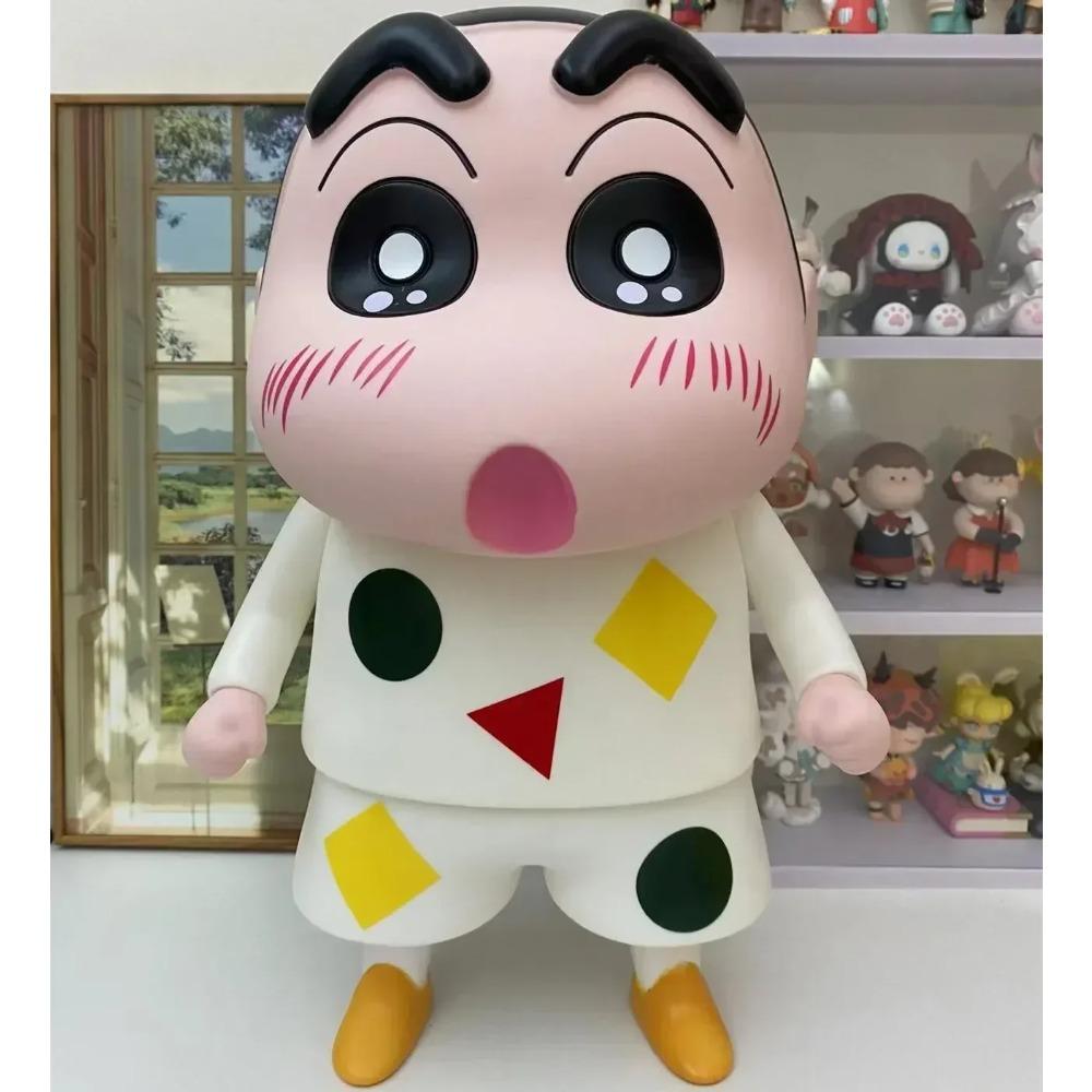 Crayon Shin-Chan Figure Anime Figures Model Personalized Creative Figures 1:1 Large Vinyl Superman Shinchan Figure Ornaments Toy