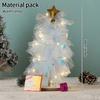 Christmas Supplies Christmas Ornaments Diy Material Package Desktop Ornament Christmas Toys for Kids Adornos De Navidad