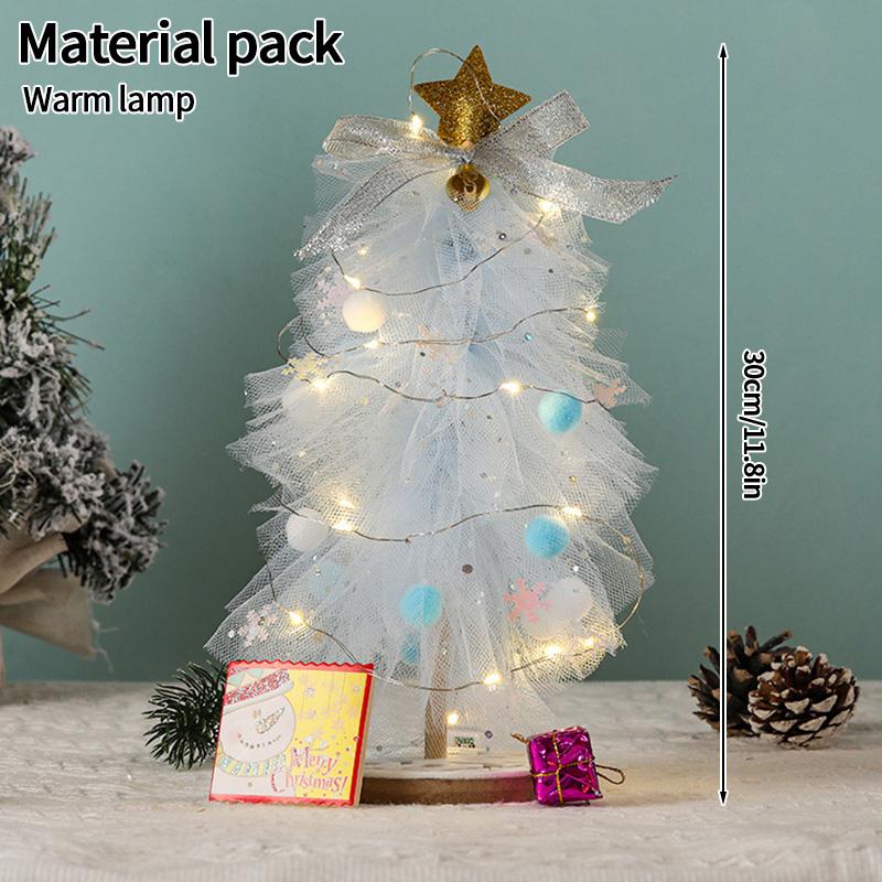 Christmas Supplies Christmas Ornaments Diy Material Package Desktop Ornament Christmas Toys for Kids Adornos De Navidad