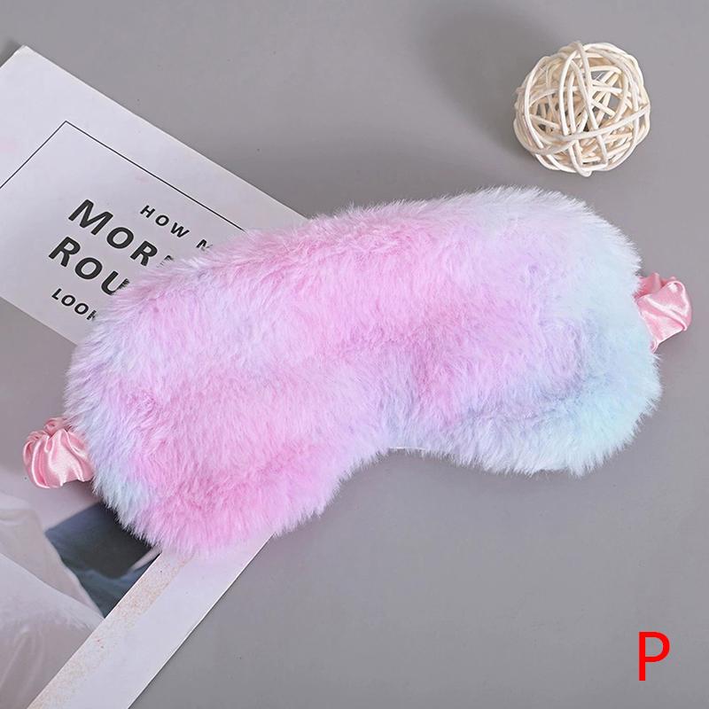 Sleeping Mask Sleeping Blindfold Soft Plush Eye Masks Cute Love Eye Cover
