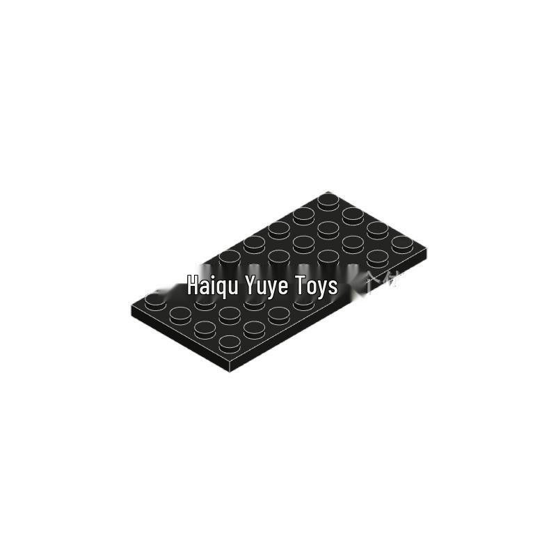 Universal Base Plate 4x8 MOC Accessory, Compatible with Building Block Parts