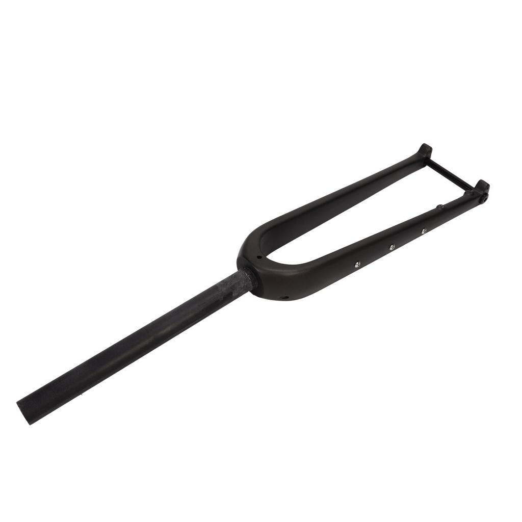 Передняя вилка для велосипеда из углеродного волокна 100 мм, матовая прямая труба, передняя амортизационная вилка для велосипеда