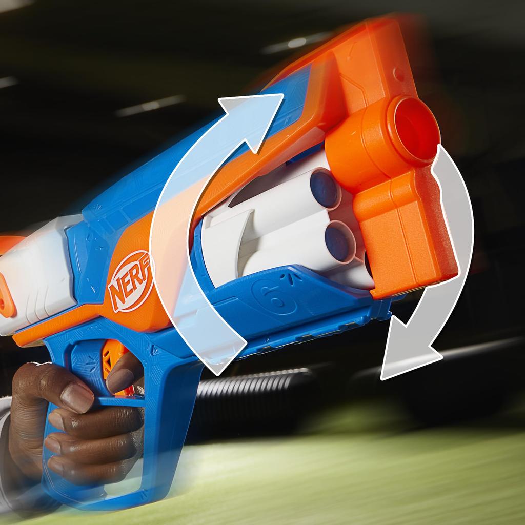 Nerf Agility Включает 12 патронов N1 для спортивной стрельбы в помещении и на открытом воздухе Рекомендовано для возраста 8 лет и Аутентичный продукт Бластер N-серии, N-серия, Игрушка, &