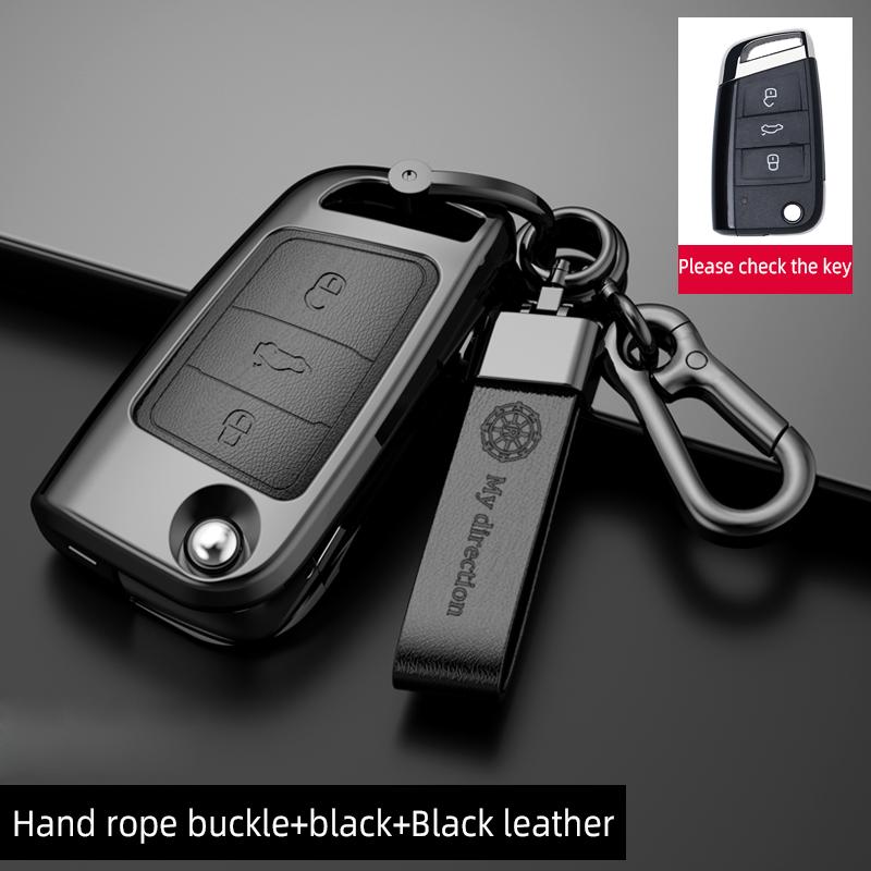 Чехол-держатель для дистанционного ключа автомобиля из цинкового сплава, брелок для Volkswagen Magotan Passat B8 Golf для Skoda Superb A7, аксессуары оптом