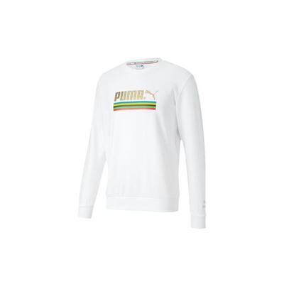 Puma Толстовка Tfs Unity Crew Neck Мужские топы Белый 599285-02