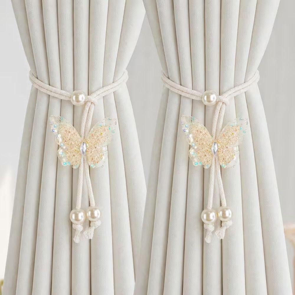 Handmade Creative Curtain Straps Adjustable Curtain Holders Window Treatment