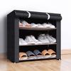 Multi-Layer Steel Shoe Rack: Dustproof, Economical Storage Solution for Dorms and Homes