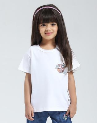 Летний топ для девочек стандартного кроя