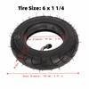Black Electric Scooter Tire 6 X 1 1/4 Electric Scooter Tire Replacement  Scooter Repair