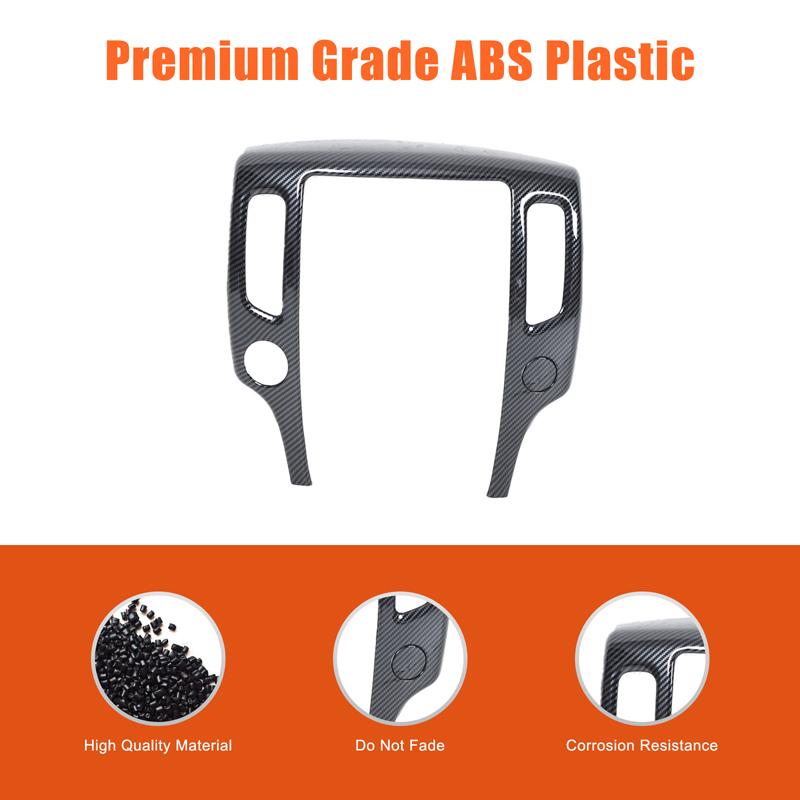 Dashboard Air Vent Cover Trim Sticker AC Vent Frame Sticker AC Vent Surround Trim For Nissan 370Z Fairlady Z Z34 2009- LHD