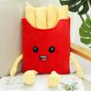 Cute Cartoon Fast Food Plush Toy Stuffed Hot Dog Popcorn Chicken Legs Pizza Chips Throw Pillow Funny Room Decor Cushion