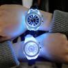 Luminous Watch Personality Harajuku Korean Version Fashion Trendy Male and Female Primary and Secondary School Students LED Fluorescent Couple Watch