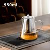 Heat Resistant Glass Teapot for Induction Cooker Tea Kettle With Stainless Steel Strainer Infuser Kung Fu Teawear Glass Teapot