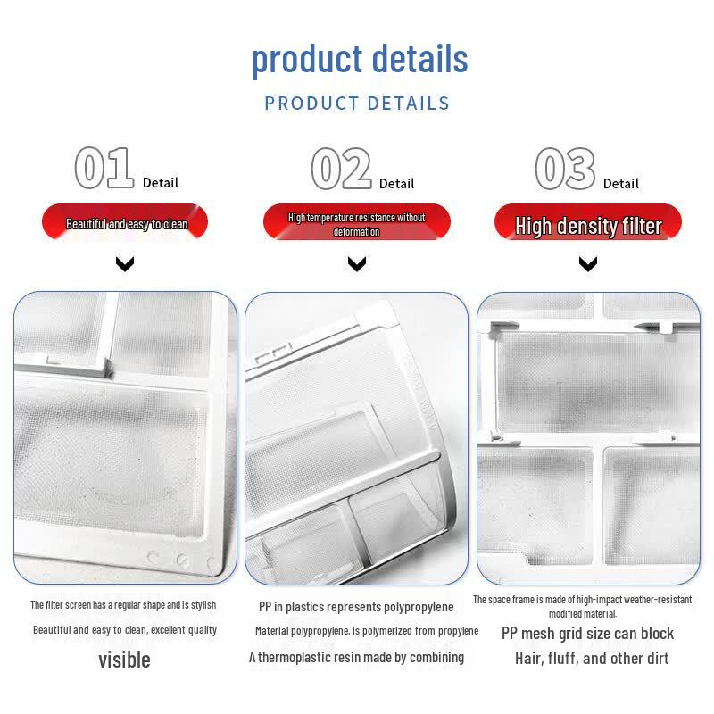 PUPAI Wall-Mounted Air Conditioner Filter (2-Pack)
