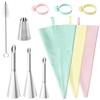 FAIS DU 11-34PC/Set силиконовый кондитерский мешок с насадкой набор кондитерских насадок DIY трубка для глазури насадка для кексов мешок для украшения торта набор