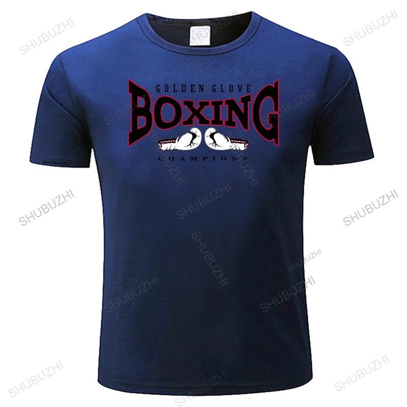 Футболка BOXER золотая перчатка ЧЕМПИОНЫ бокс бой maglietta maglia Мужская Женская перчатки Unisexs Летняя с круглым вырезом футболки повседневная