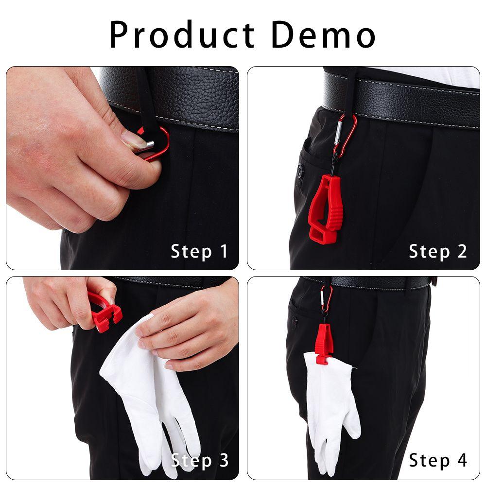 Outdoor 6 Colors Multifunctional Glove Clip Guard Labor Clamp Grabber Catcher Grabber Holder Hanger