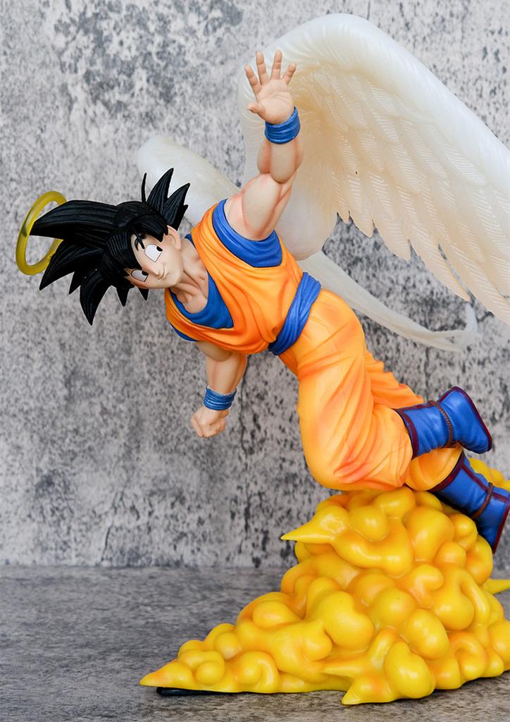 Аниме Dragon Ball Z Супер Сайян Сон Гоку Ангельская Версия. GK ПВХ Фигурка Статуя Коллекция Модель Детские Игрушки Кукла Подарки 29СМ
